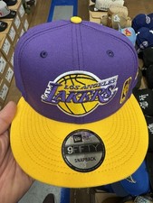 New Era Los Angeles Lakers 9Fifty Snapback Mütze Lila Gold Grün