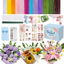 1200Pcs Pipe Cleaner Flower Kit with Hot Glue & Easy Video Tutorials - All-in... 0.04 per gallon