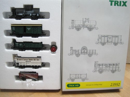 Trix  23952 Set Güterwagen   mit der OVP nicht gefahren | Condition: Gebraucht
