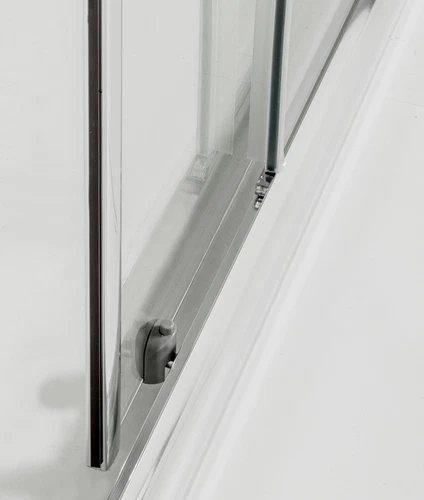 Angle shower box fixed door sliding door 65x145 cm clear - Picture 5 of 5