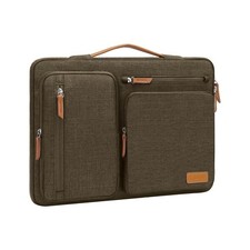 MOSISO 360 Protective Laptop Case 16 inch, 15-15.6 inch 16 Carob Brown