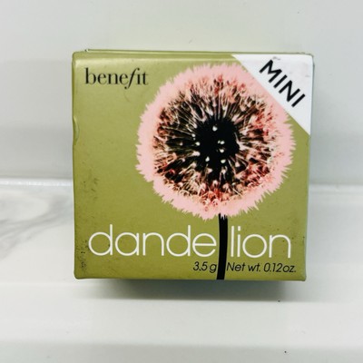 Benefit Cosmetics Dandelion Baby Pink Brightening Blush With Brush 0.25 oz