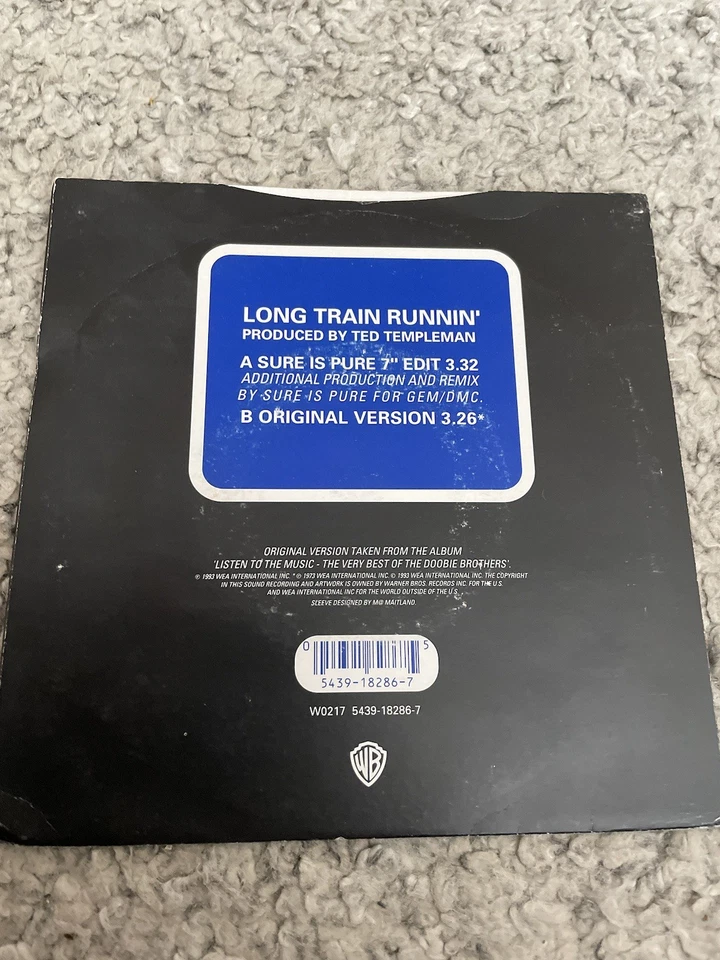 The Doobie Brothers - Long Train Running’ 7” Black Vinyl Single Warner Brothers - Image 2 of 4