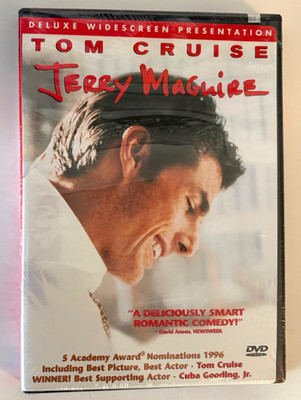 Jerry Maguire DVD Sports Agent Comedy Romance Tom Cruise Cuba Gooding Jr NEW!!!