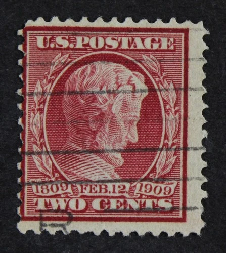 CKStamps: US Stamps Collection Scott#369 2c Lincoln Used Bluish CV$250