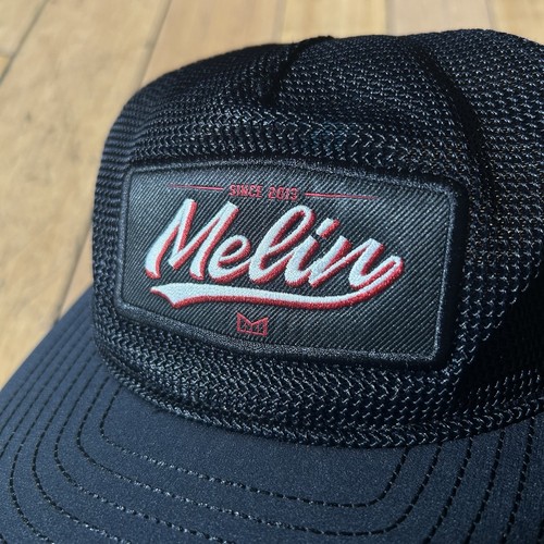 Melin Odysea Mac Retro Collection Hydro SM Small RARE Sold Out Black Golf Hat - Picture 6 of 12