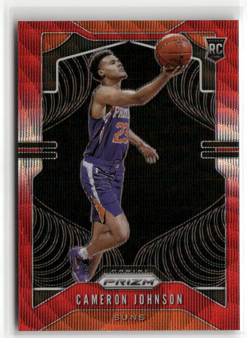 2019-20 Panini Prizm #257 Cameron Johnson Prizms Ruby Wave RC ☘️145