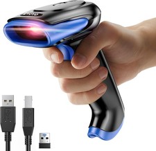 1D 2D Barcode Scanner Wireless Bluetooth Handheld Cordless Reader POS Tool