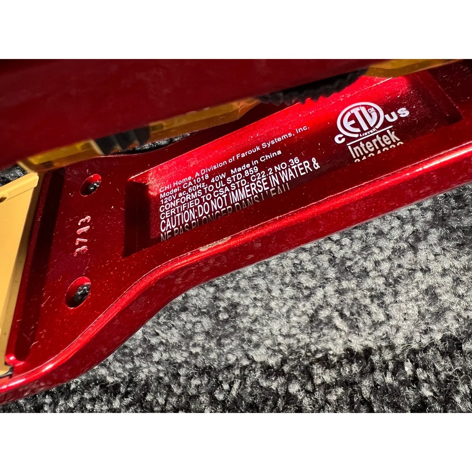 Plancha Plancha Plancha Chi Air 2" Modelo CA1018 Probada Funcionando Foto 3 de 3