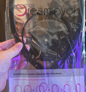 Dreamlover Collapsible Wig Stand 14.2 Inches One Size Unisex