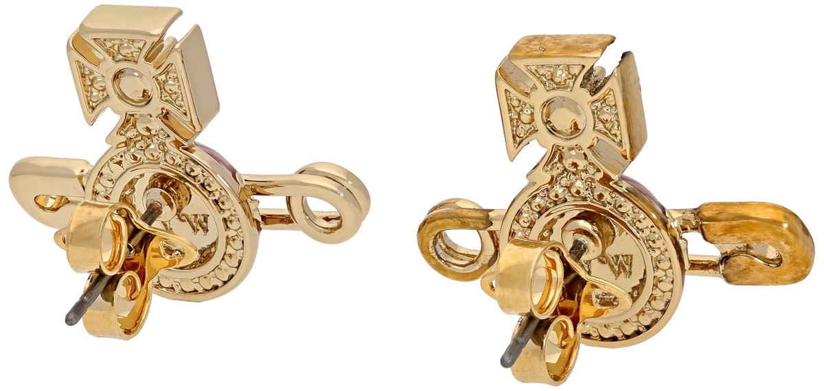 『Vivienne Westwood』 KITTY EARRINGS 6201033P Vivienne Westwood] KITTY Women's Earrings Brass 6201033P