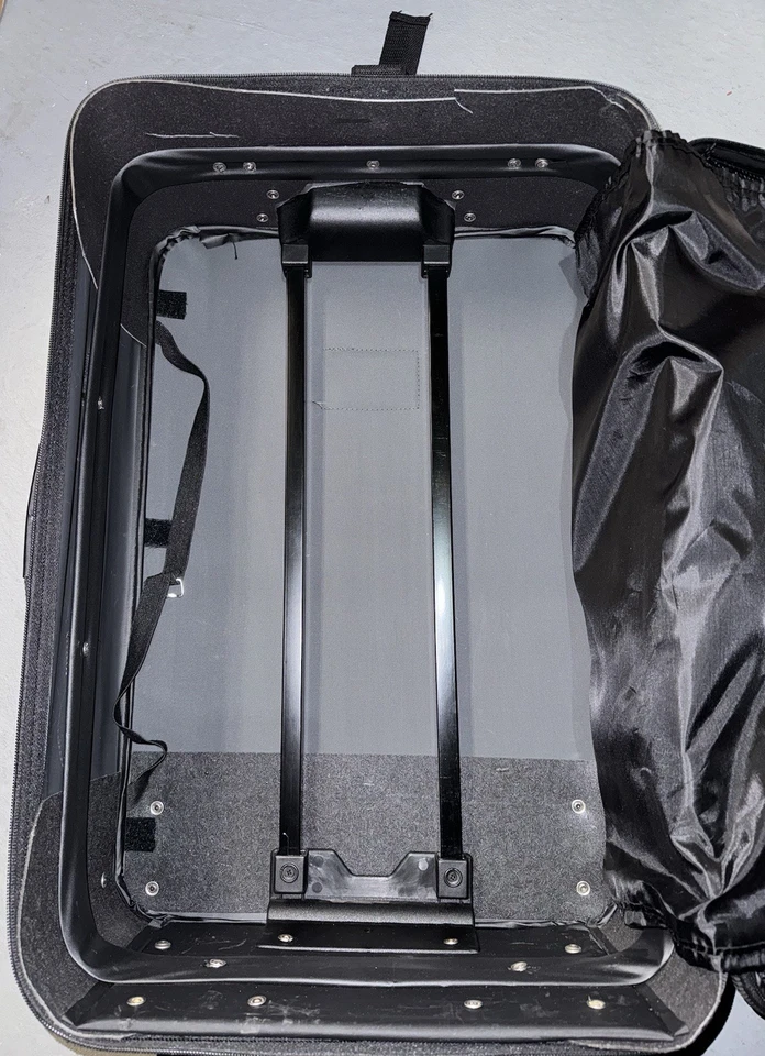 Maleta de Viaje Embark Negra Denier Nylon Balístico Equipaje Resistente Aprox 16x23 Foto 3 de 4