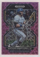 2022 Panini Prizm Draft Picks Neon Pink Velocity Nathan Martorella #PDP150 qf6