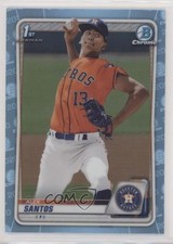 2020 Bowman Draft Chrome Sky Blue Refractor Alex Santos #BD-139 4j9