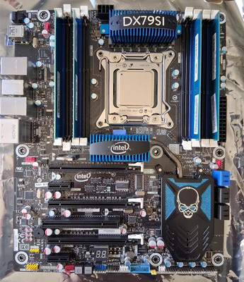 INTEL DX79SI  X79 2011 Motherboard, E5-2640 CPU, 16GB RAMAXEL 12800 RAM