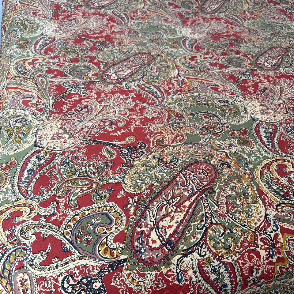 Funda nórdica Pottery Barn completa queen boho algodón cachemir cottagecore ropa de cama Foto 4 de 4