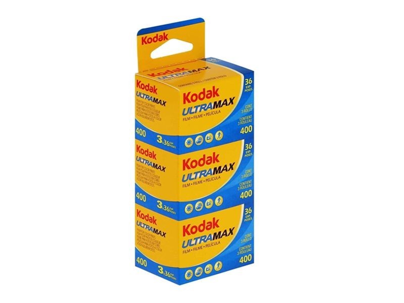 3 KODAK ULTRA MAX 400 36exp COLOUR FILMS - Dated 10/2027