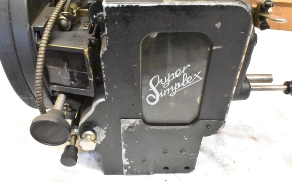 Vintage 35mm Super Simplex Movie Projector Head Parts | eBay