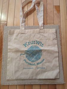 KnitWit Portland Maine Congress Street Tote Bag