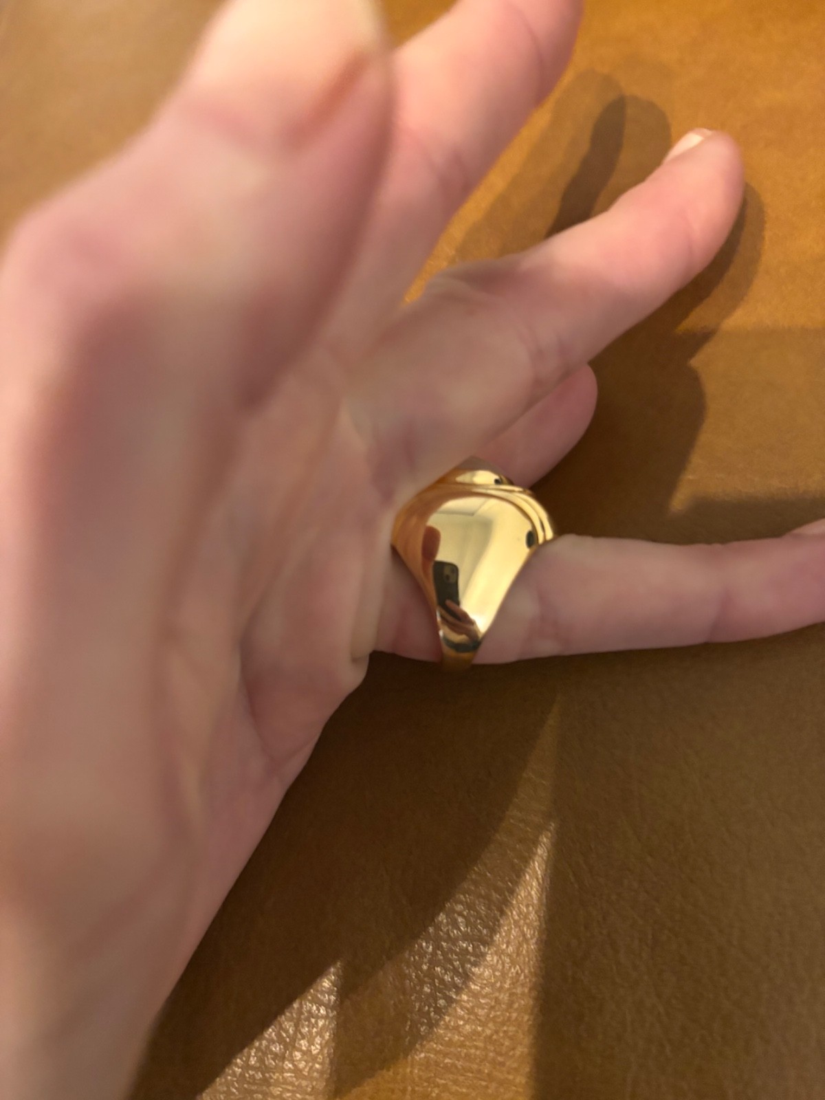 Authentic Solid Gold Pearl with Pave Diamonds Vin… - image 4