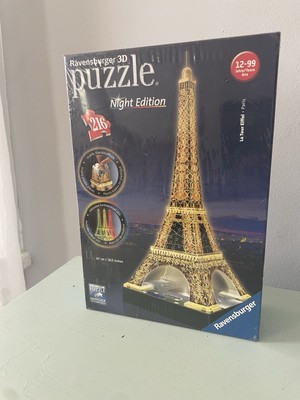 Ravensburger - Puzzle 3D Tour Eiffel lumineuse Night Edition