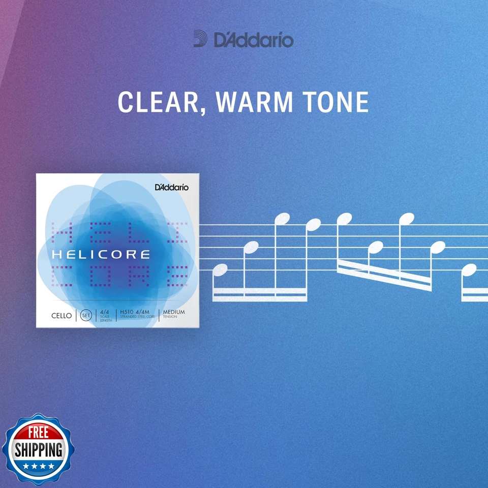 D'Addario Helicore Viola String Set, Long Scale, Medium Tension - Image 4 of 4