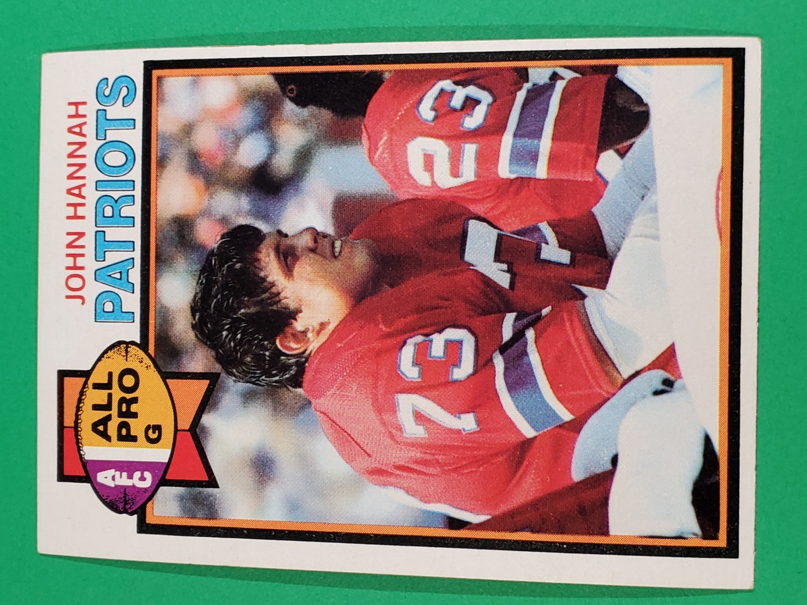 1979 TOPPS FOOTBALL #485 JOHN HANNAH HIGH GRADE EX EX-MT