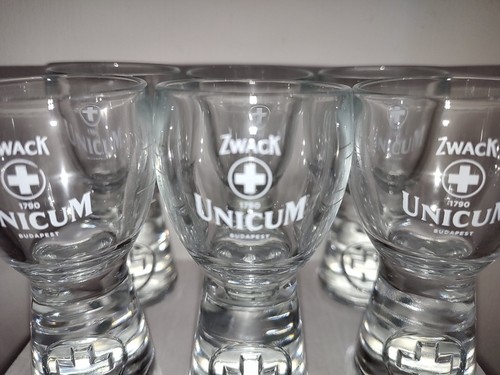 Amaro UNICUM set 6 bicchieri vetro nuovi - Foto 4 di 6