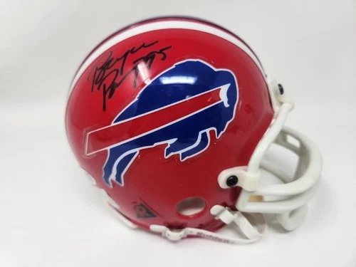 Buffalo Bills Bryce Paup Signed Mini Helmet JSA COA BUF
