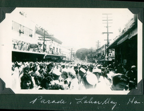 Mon Sept 3 1945 WWII VJ Day Parade on Labor Day Honolulu Hawaii Photo #5