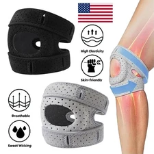 Men Women Knee Brace Support Stabilizer Neoprene Patella Compression Straps Wrap