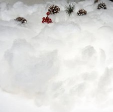 Decoración de nieve artificial Rocinha de 15 onzas para pueblo de Navidad