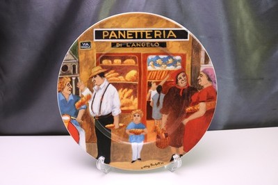 Guy Buffet Tuscan Storefronts Panetteria 10 7/8'' Dinner Plate Germany