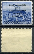 LJUBLJANA OCC. ITALIAN 1941 AIRMAIL 30d OVERSEAS MNH** CAT. 8