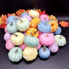 For Halloween Foam Pumpkins Decor Set 9pcs or 12pcs Multicolor Autumn Harvest