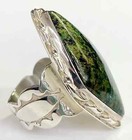 HSN Jay King Sterling Silver Courtland Plume Stone Ring Size 5 — photo 4
