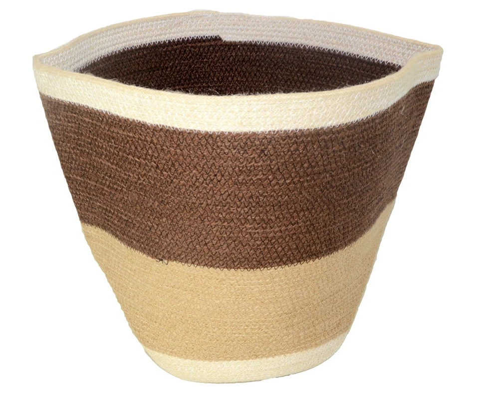 Übertopf Jute Handgefertigt Umweltfreundlich I Mehrfarbig I Neu Boho Korb - Bild 2 von 3