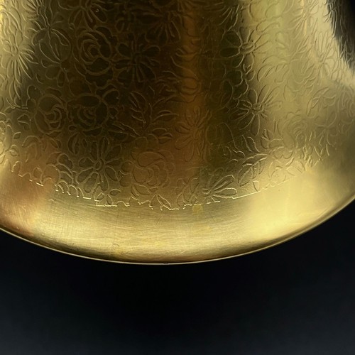 Elegant Pickard China 24Kt Gold Rose & Daisy Etched Footed 7" Vase Made in USA - Picture 7 of 10