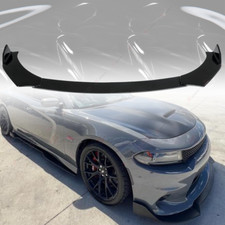 Fits 2011-2014 Dodge Charger Srt8 Glossy Black Front Bumper Lip Spoiler Splitter Fits 2011-2014 Dodge Charger Srt8 Glossy Black Front Bumper Lip Spoiler Splitter