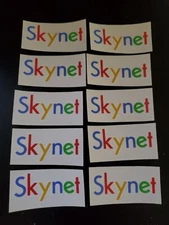  SKYNET Parody of Google funny stickers Lot of 10 