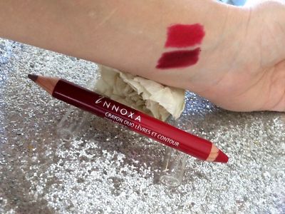 Crayon Duo Lèvres INNOXA Rouge Chic - Rouge à Lèvres + Contour - Neuf - Fabriqué En France