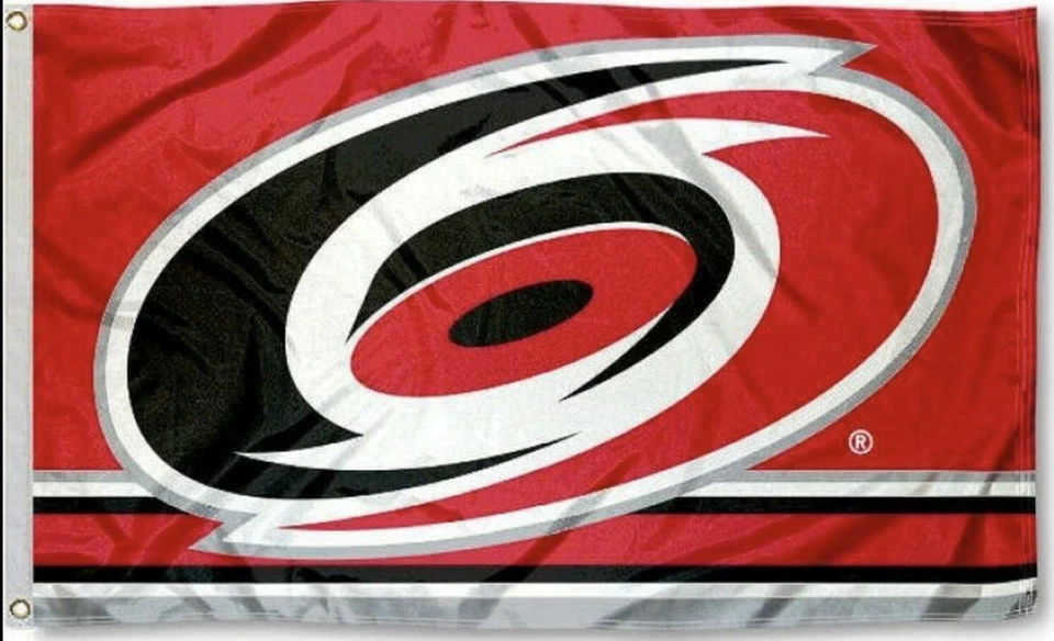 CAROLINA HURRICANES FLAG 3'X5' LOGO 3X5 BANNER NEW FAST FREE SHIPPING - Image 3 of 4