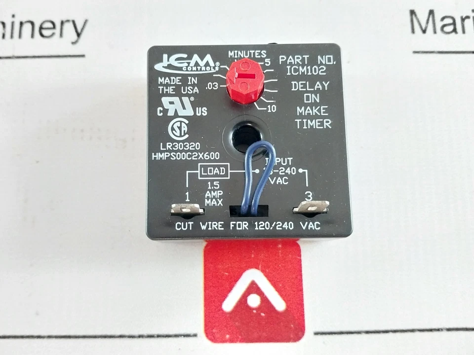 Lot De 2X Icm controls Icm 102 Retard Sur Faire Minuteur - Image 4 of 4