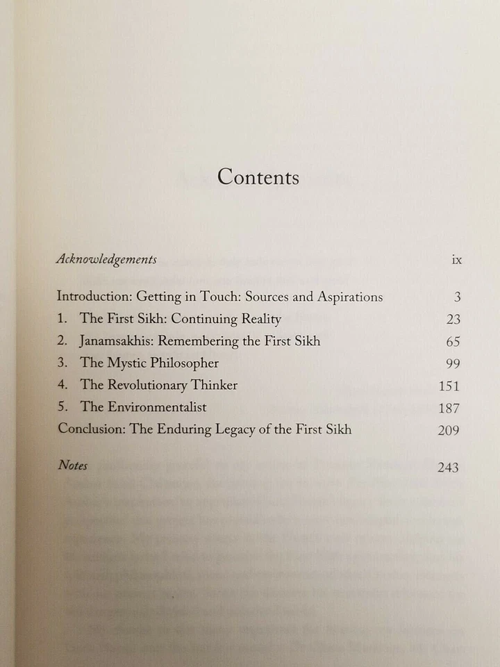 The first sikh the life and legacy of guru nanak english literature book b35 new - Image 3 of 4