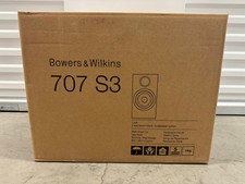 Brand New Bowers & Wilkins - 707 S3 Black Bookshelf Speakers Pair
