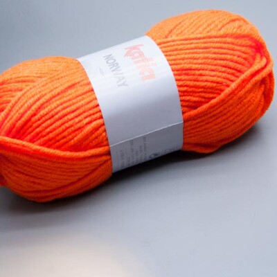 Katia Norway 021 orange crush 100g Wolle