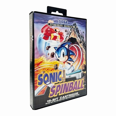 Sonic The Hedgehog Spinball (SEGA Mega Drive) Spiel PAL Deutsch OVP Komplett CIB