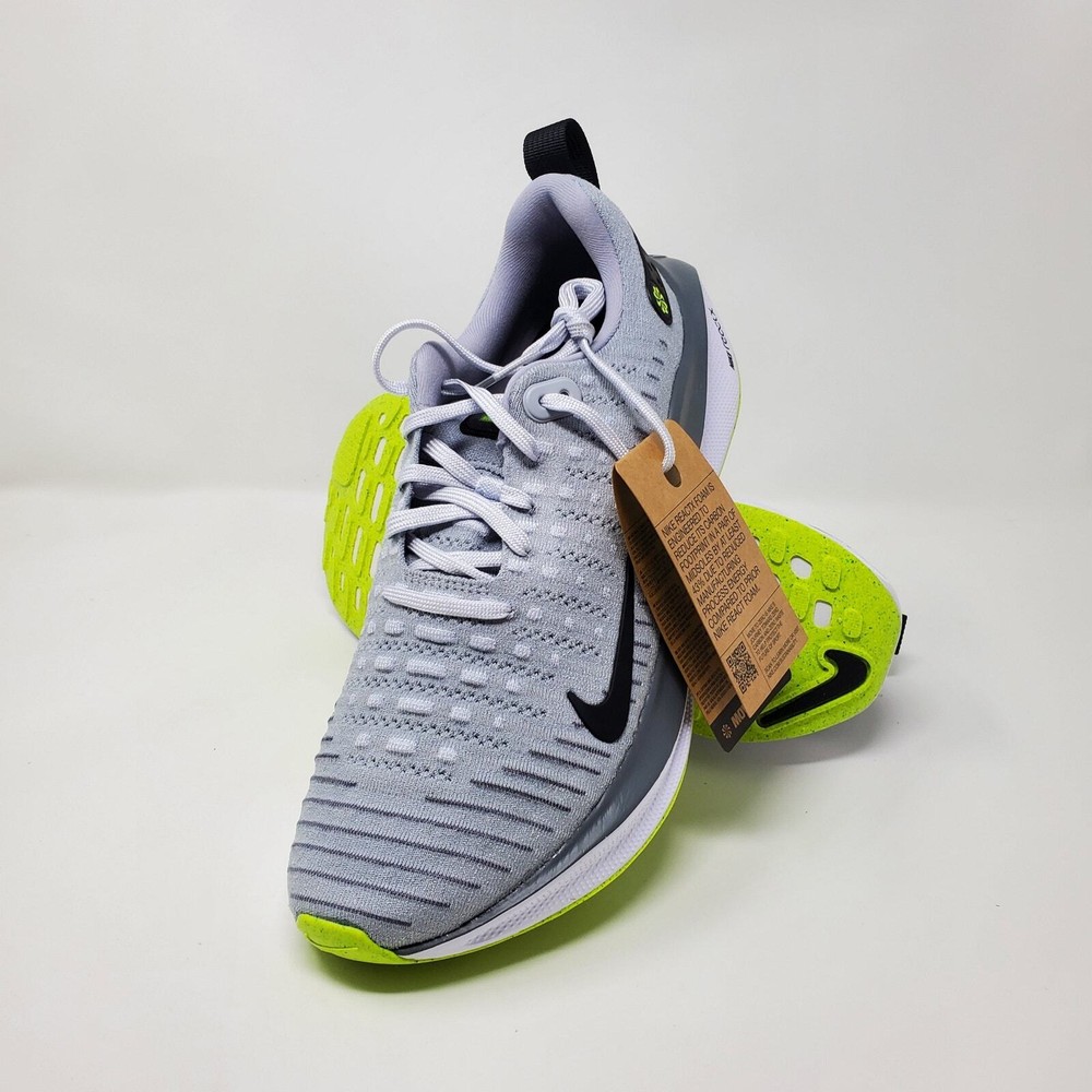Nike ReactX Infinity Run 4 Wolf Grey Black Men's Running Shoe Size 10 DR2665-002