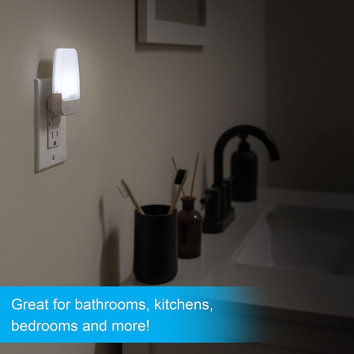 Luz De Noche LED Redonda De Pared, 3 W, 18 LED Suaves Y Cálidos, Control Remoto, Ideal Para Dormitorio, Cocina Y Escaleras, Potencia De 5 V | En Línea