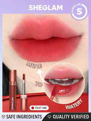 Sheglam 6 Farben Damen Lippenfleck flüssiger Lippenstift matt Schönheit wasserfest Glanz